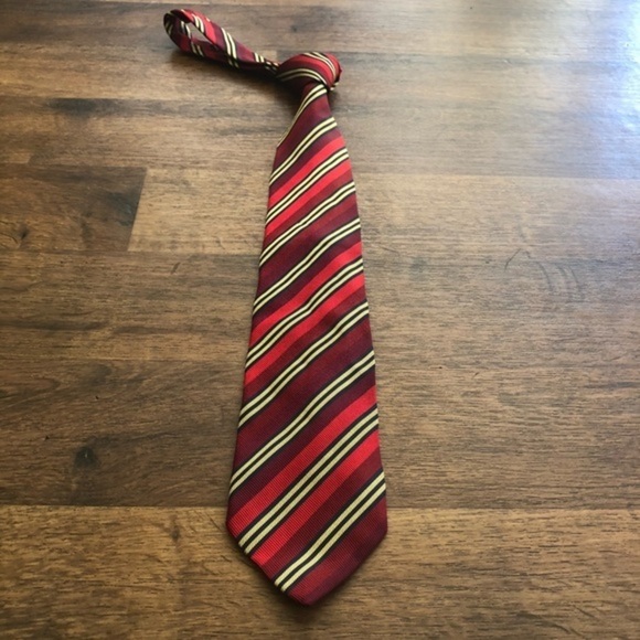 Burberry by Drakes Rare Handmade Striped Silk Tie - Picture 2 of 8